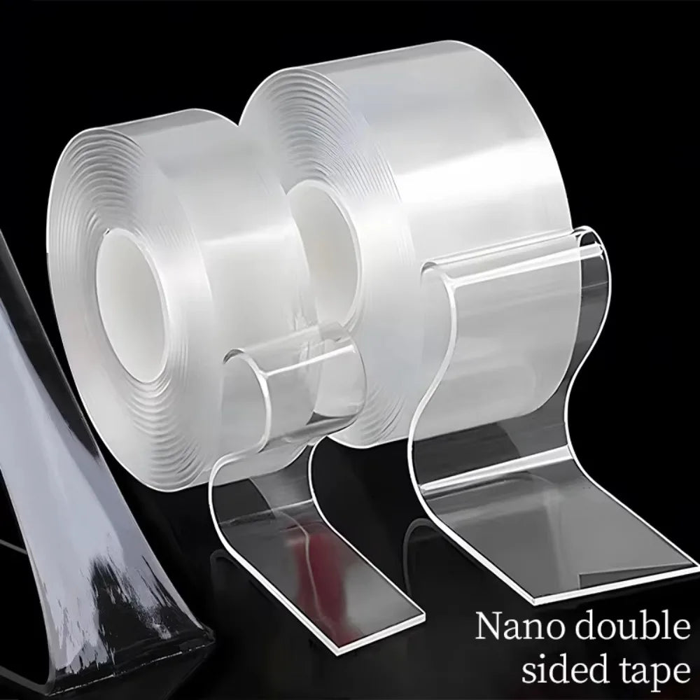 Double-Sided Nano Tape – Reusable, Waterproof & Transparent