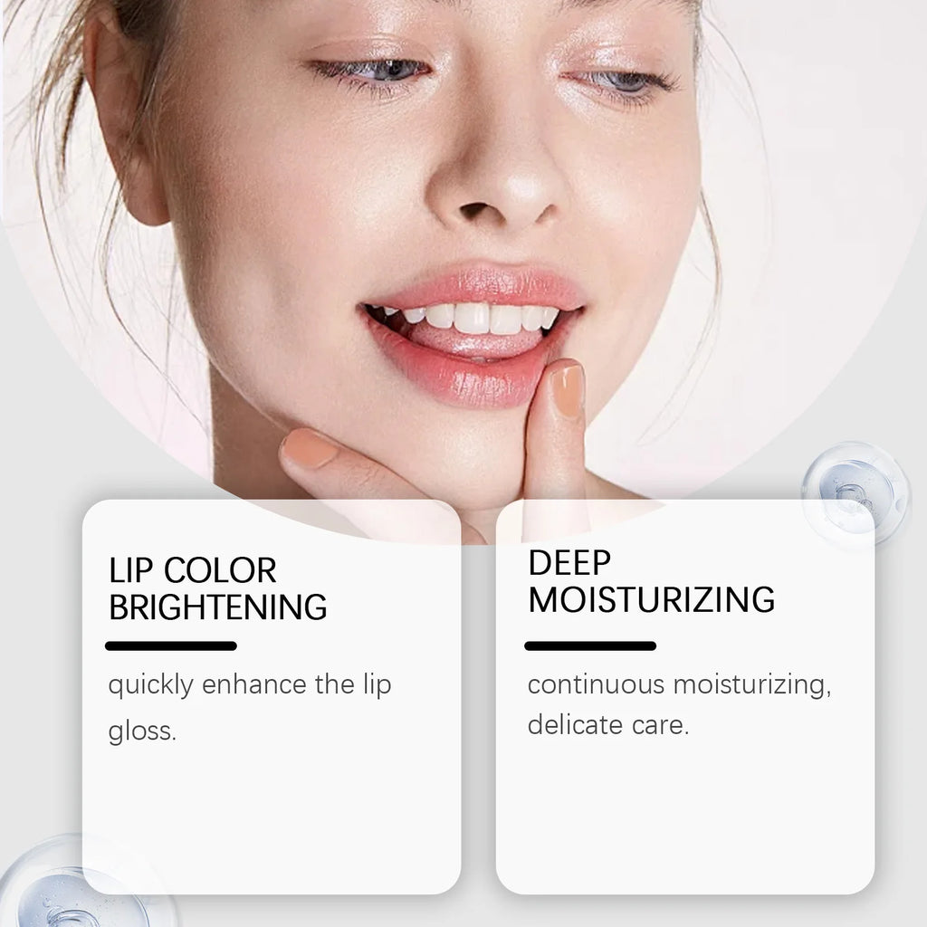 Lip Brightening Cream Enhance Gloss Elasticity Moisturize Nourish Beautify Lip Prevent Chap Dry Fineline Dark Brighten Lip Cream Oasis Select