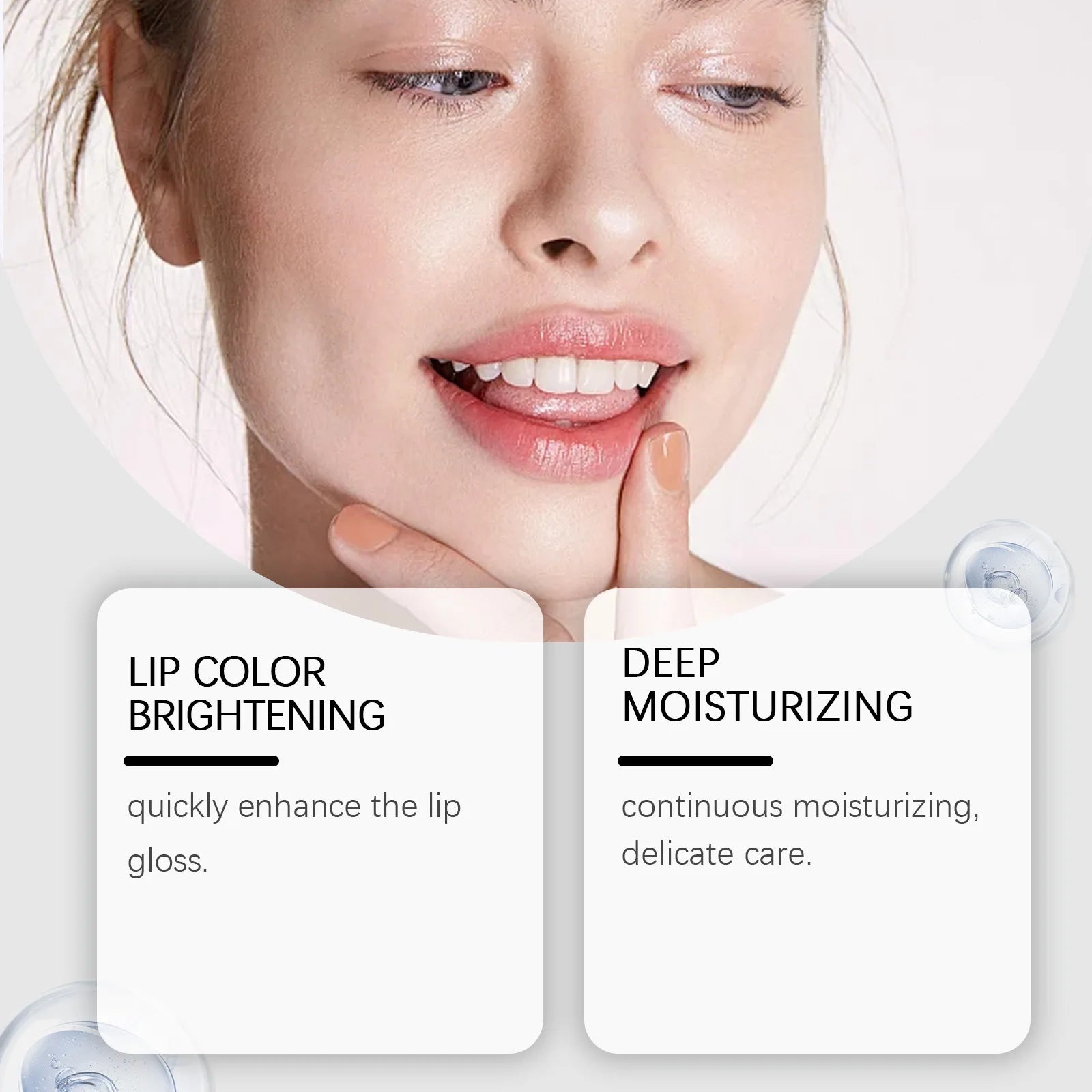 Lip Brightening Cream Enhance Gloss Elasticity Moisturize Nourish Beautify Lip Prevent Chap Dry Fineline Dark Brighten Lip Cream Oasis Select