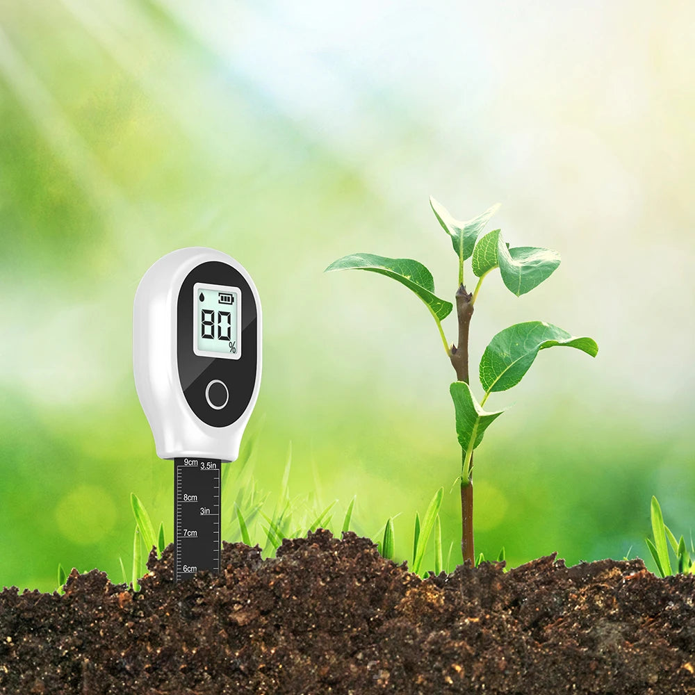 Digital Moisture Meter Soil Humidity Sensor with Backlight and Scale for Garden Lawn Farm Orchard High Accuracy Oasis Select