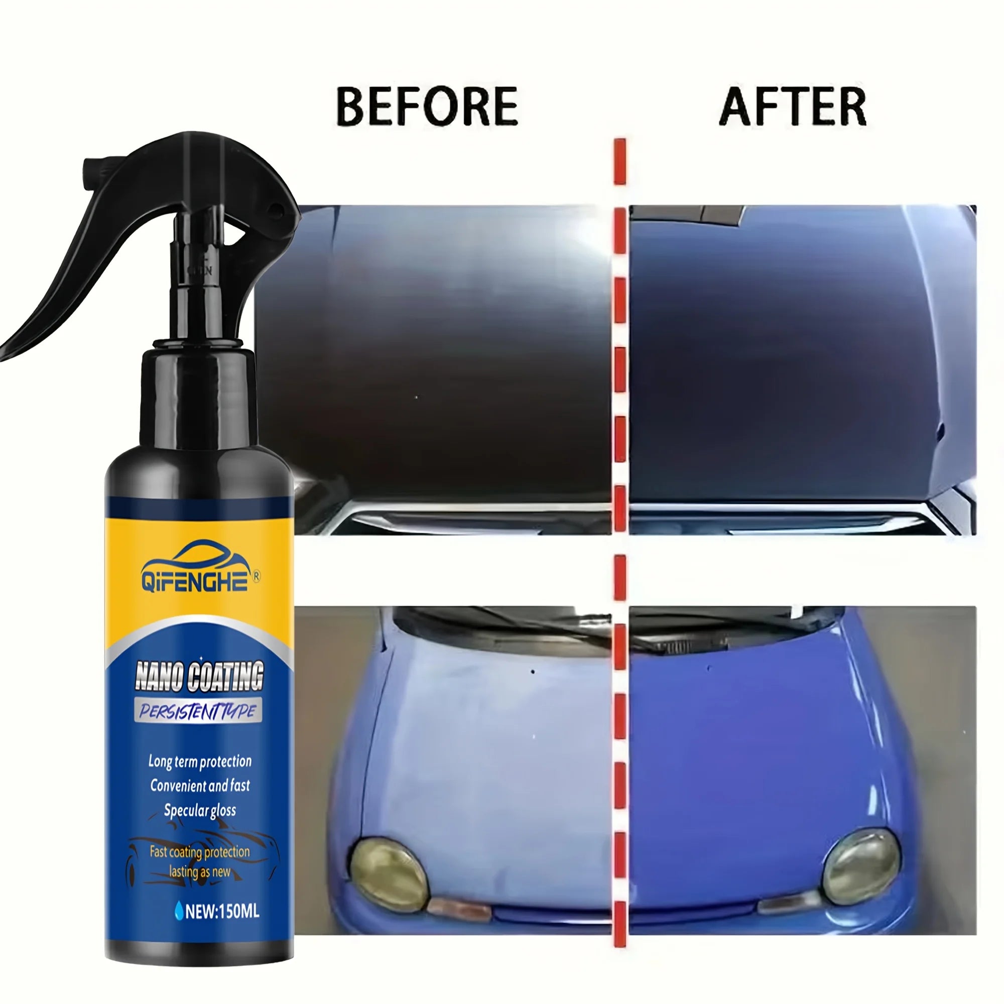 Car Coating Agent, Shiny Car Stuff, Car Maintenance Products, Polishing And Waxing Set, with Two Sponge Brushes And A Towel, Car Oasis Select