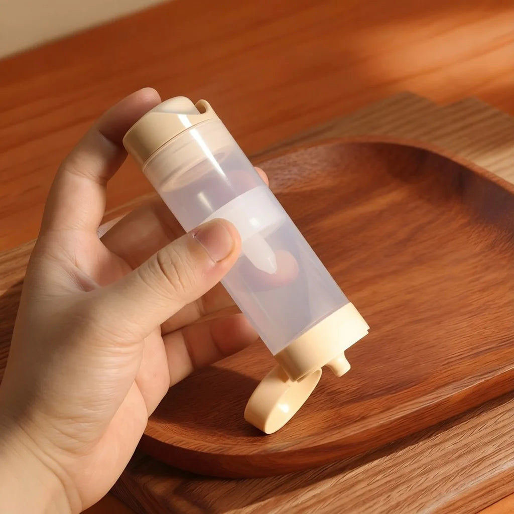 Airless Pump Refillable Travel Bottle – Vacuum Dispenser 50/80ml