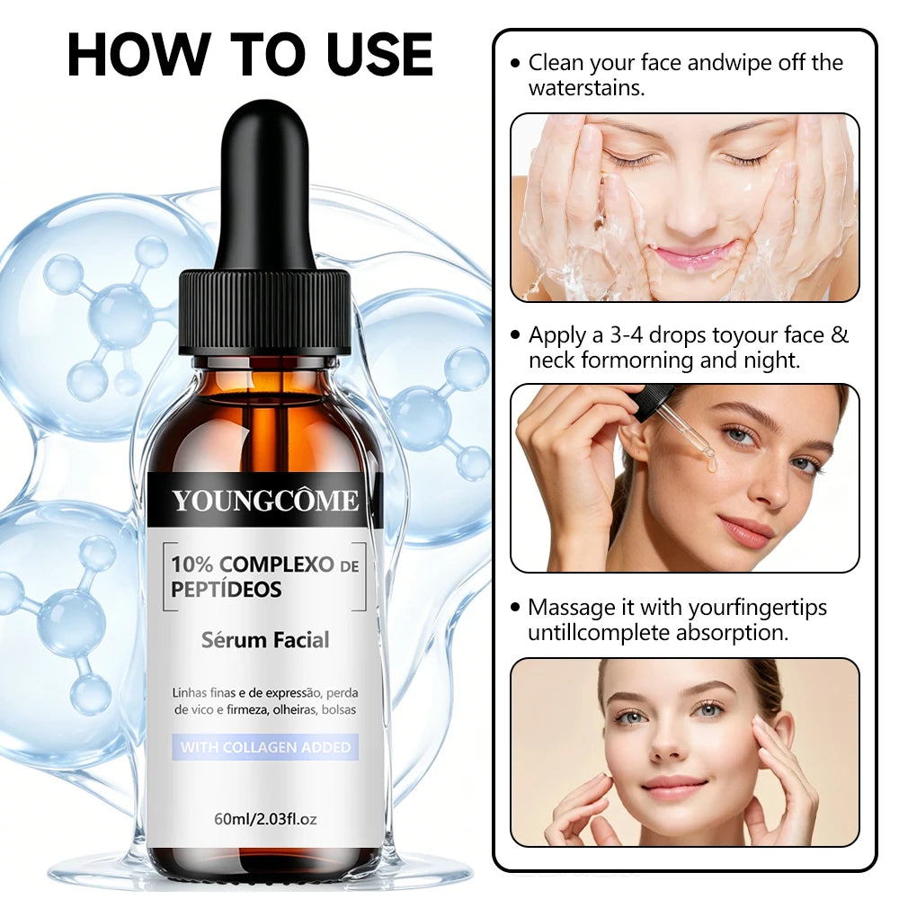 YOUNGCOME 10% Peptide Collagen Firming Lifting Face Serum