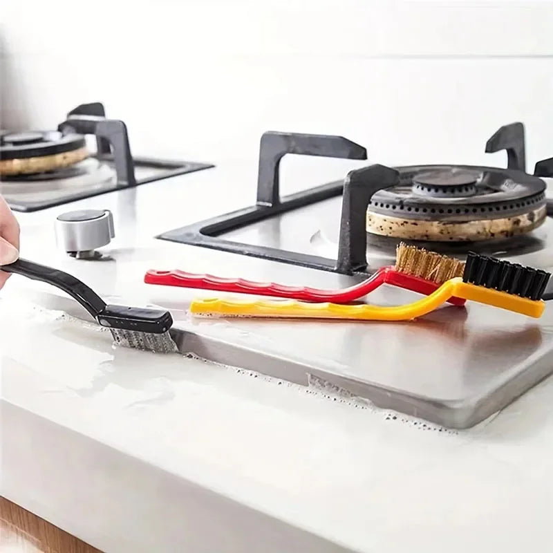 3-Piece Wire Brush Set – Stainless Steel & Brass Cleaning Brushes Wire Brush Set Oasis Select