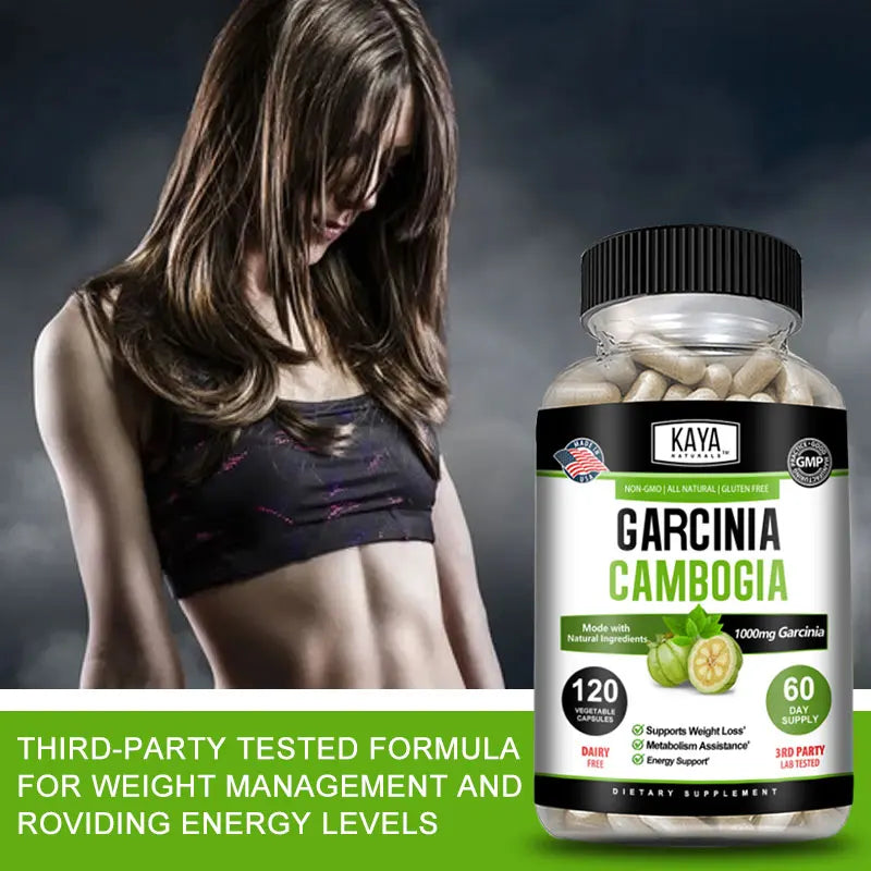 Garcinia Cambogia Extract Weight Loss Capsules Unisex supports weight loss and fat burning, cleansing Oasis Select