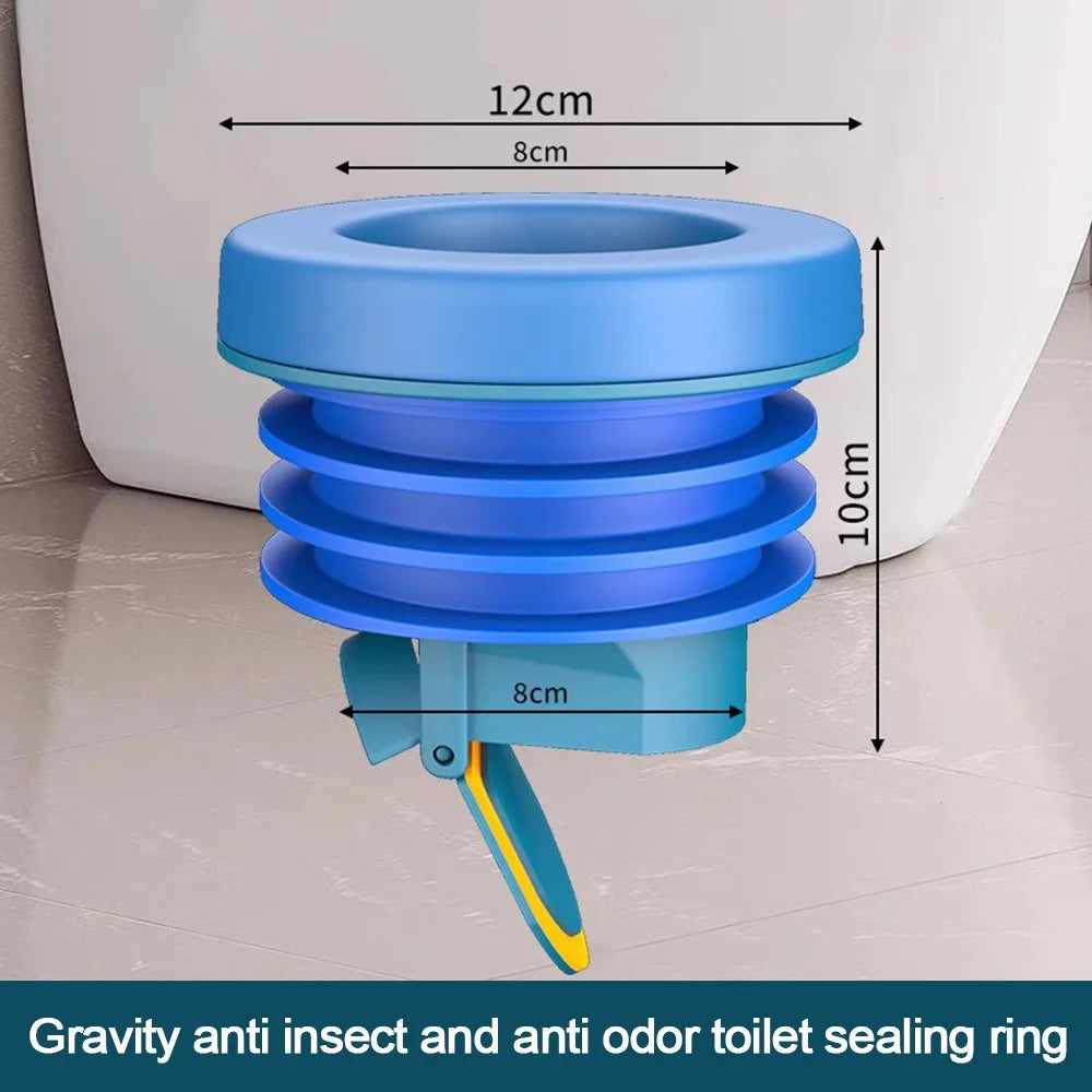 Toilet Flange Anti-Backflow Wax Seal Ring | Leak-Proof ABS