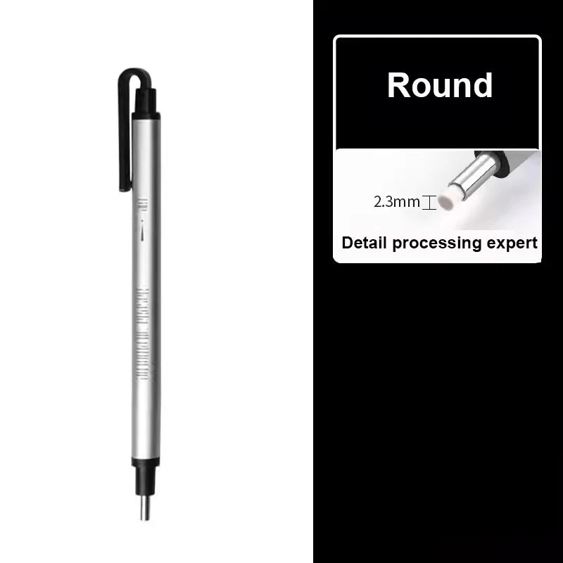 Pen erasers, square and round nibs, eraser pens, pencil erasers, automatic erasers, art erasers for drawing, precision erasers Oasis Select Round