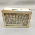 1000/2000/3000/5000/10000 Euro Money Box Piggy Bank Wood Money Bank Reusable Money Box with Saving Goal and Numbers Boxes Oasis Select 2000 white