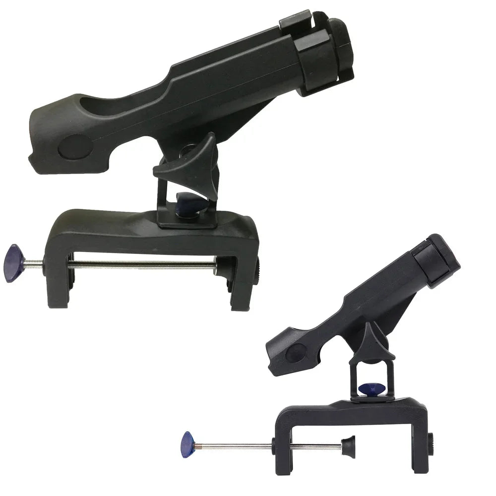 Clamp on Removable Yacht Kayak Canoe Fishing Rod Rack Holders Support Pole stand Bracket 360 Degree Rotatable Oasis Select
