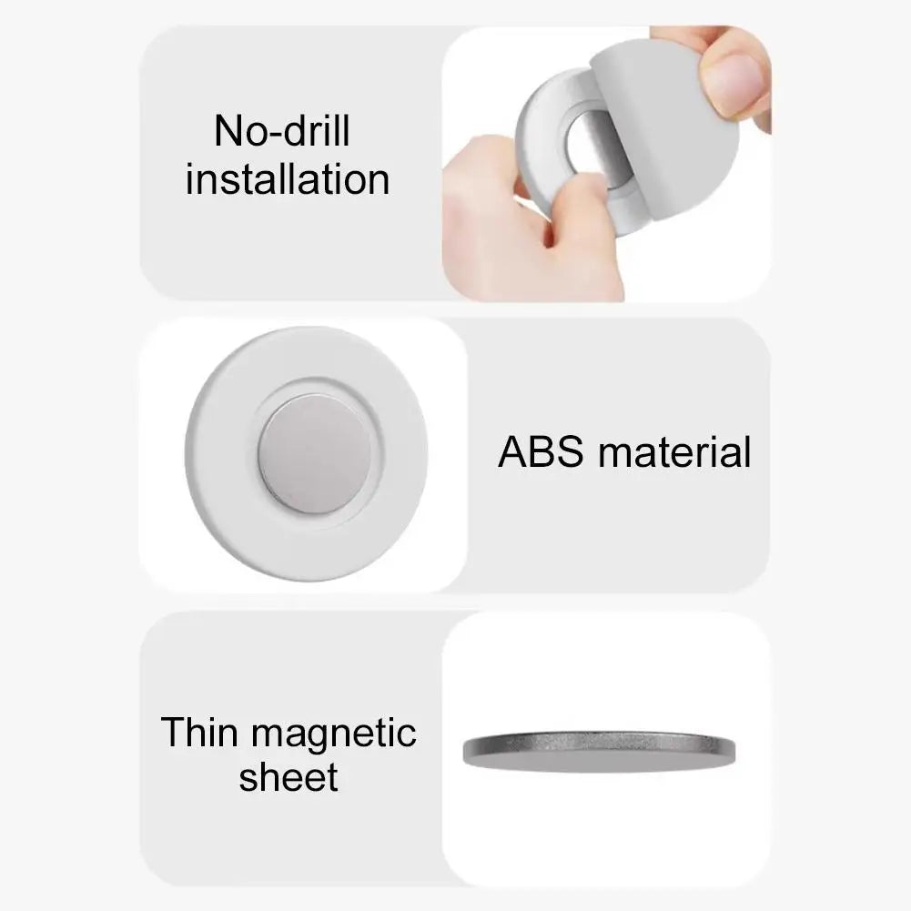 Magnetic Remote Control Wall Holder – No-Drill Mount 3/6 Pack