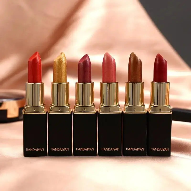 Handaiyan Metallic Color-Changing Lipstick – 9 Shades
