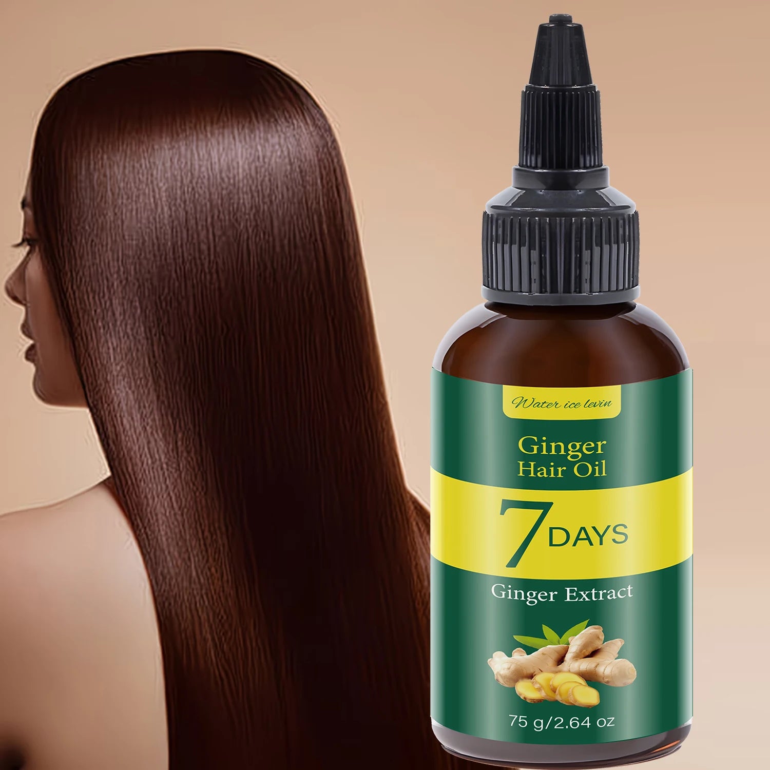 Ginger Hair Oil with Biotin & Keratin – 7-Day Smooth Hair Hair Conditioning Oil Oasis Select