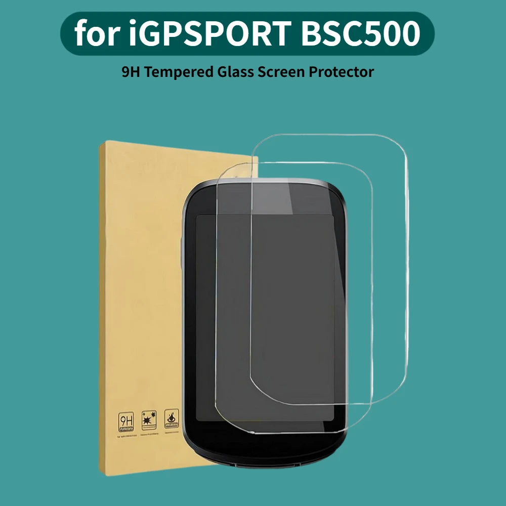 Premium 9H Hardness Tempered Glass Screen Protector for iGPSPORT BSC500 Cycling Computer, Anti-scratch Ultra HD Protective Film Oasis Select