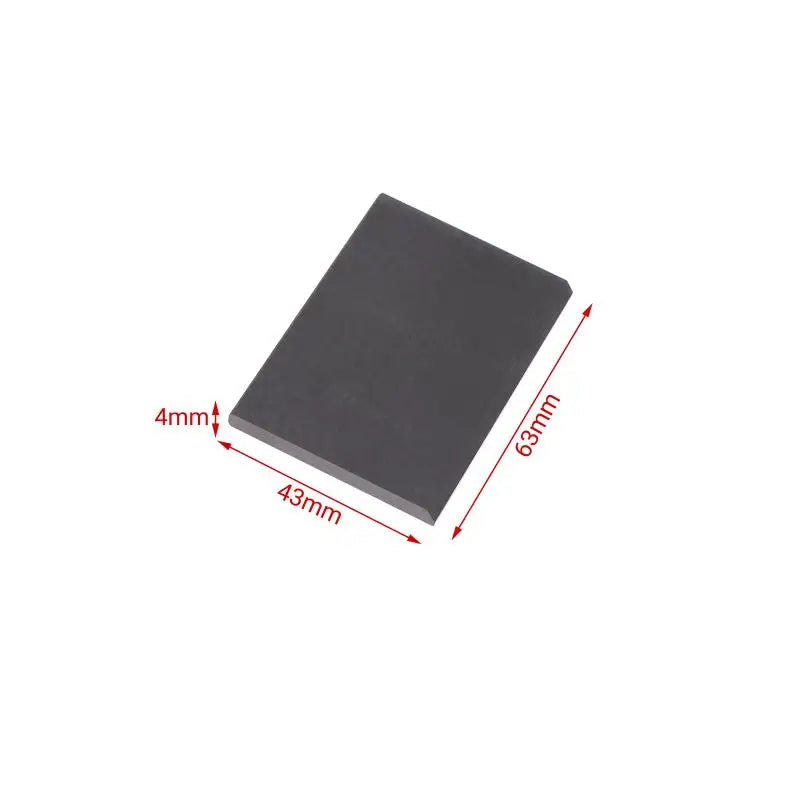 Vacuum Pump Carbon Blades 1PCS 4mm Thick High Performance Dedicated Parts for Workshop Vacuum System Regular Replacement Oasis Select A2