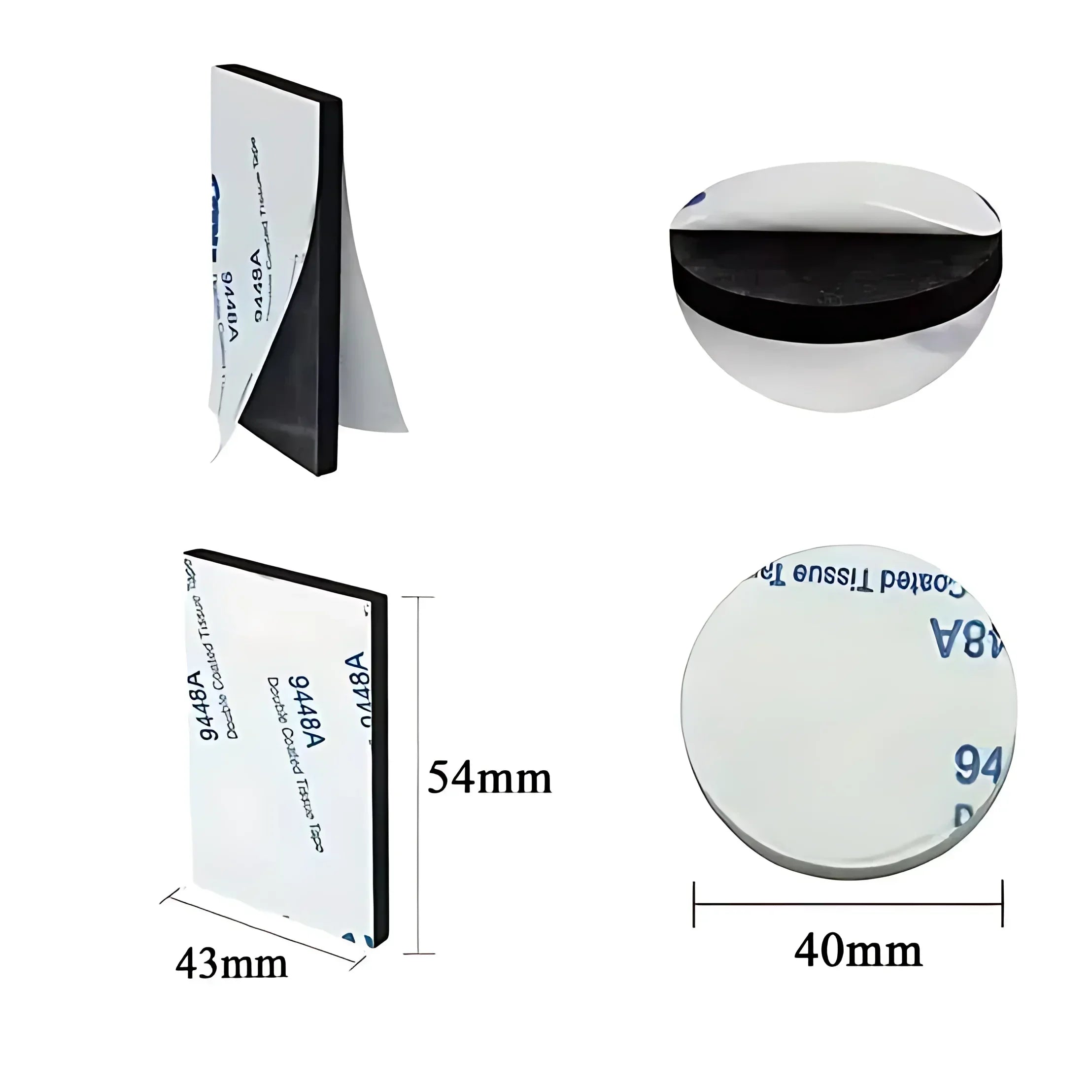 Strong Double Sided Foam Tape No Trace Self Adhesive EVA Foam Sticky Decor Strong Pad Mounting Sponge Adhesive Fixed Wall Oasis Select