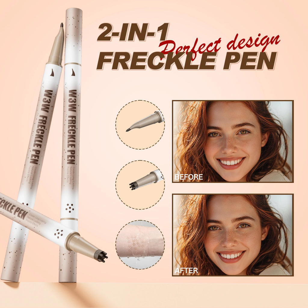 W3W Natural Freckle Stamp Pen – Waterproof & Long-Lasting