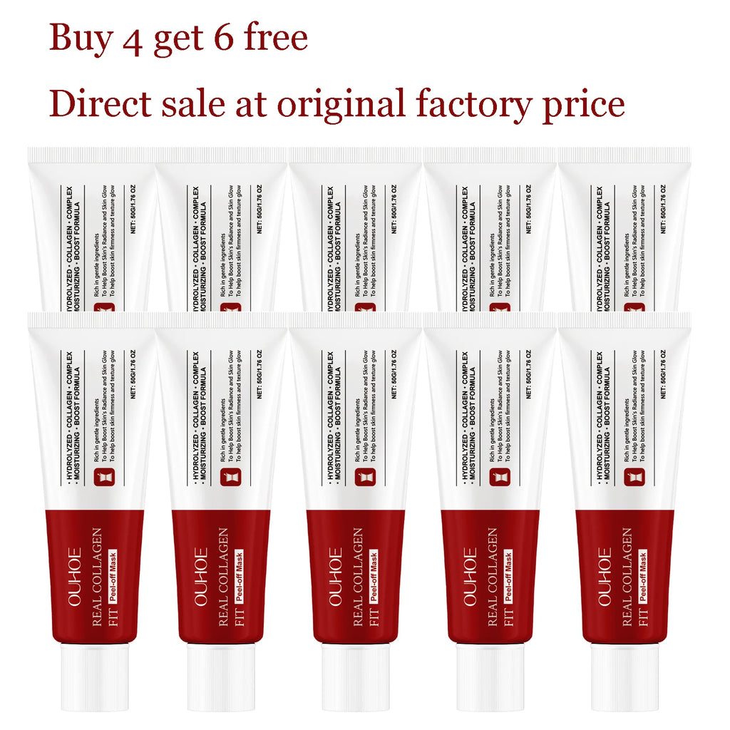 50G Collagen Face Peeling Mask Deep Moisturizing & Nourishing Improve Skin Texture Enhance Elasticity Smoothing Facial Mask Oasis Select buy 4 free 6 United States