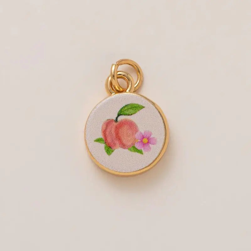 Simple And Versatile Color Blocking Butterfly Love Flower Diy Pendant Accessories Gold-Plated Color Preservation Oasis Select A4