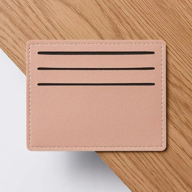 Minimalist Slim PU Card Holder – 6-Slot Pocket Wallet Case Slim Card Holder Oasis Select A5