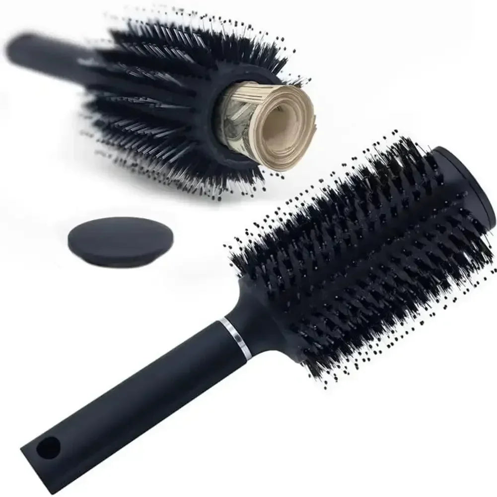 Hair Comb Secret Stash Hidden Safe Diversion Brush Key Safe Box Hiding Diamond Jewelry Storage Discreet Secret Removable Lid Oasis Select
