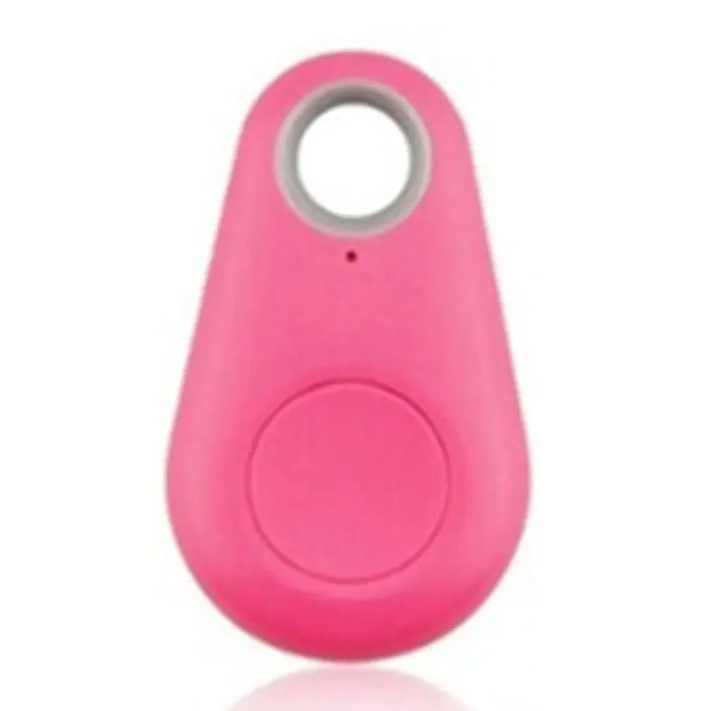 1/2pcs Mini Fashion Smart Dog Pets Bluetooth 4.0 GPS Tracker Anti-lost Alarm Tag Wireless Child Bag Wallet Key Finder Locator Oasis Select Pink