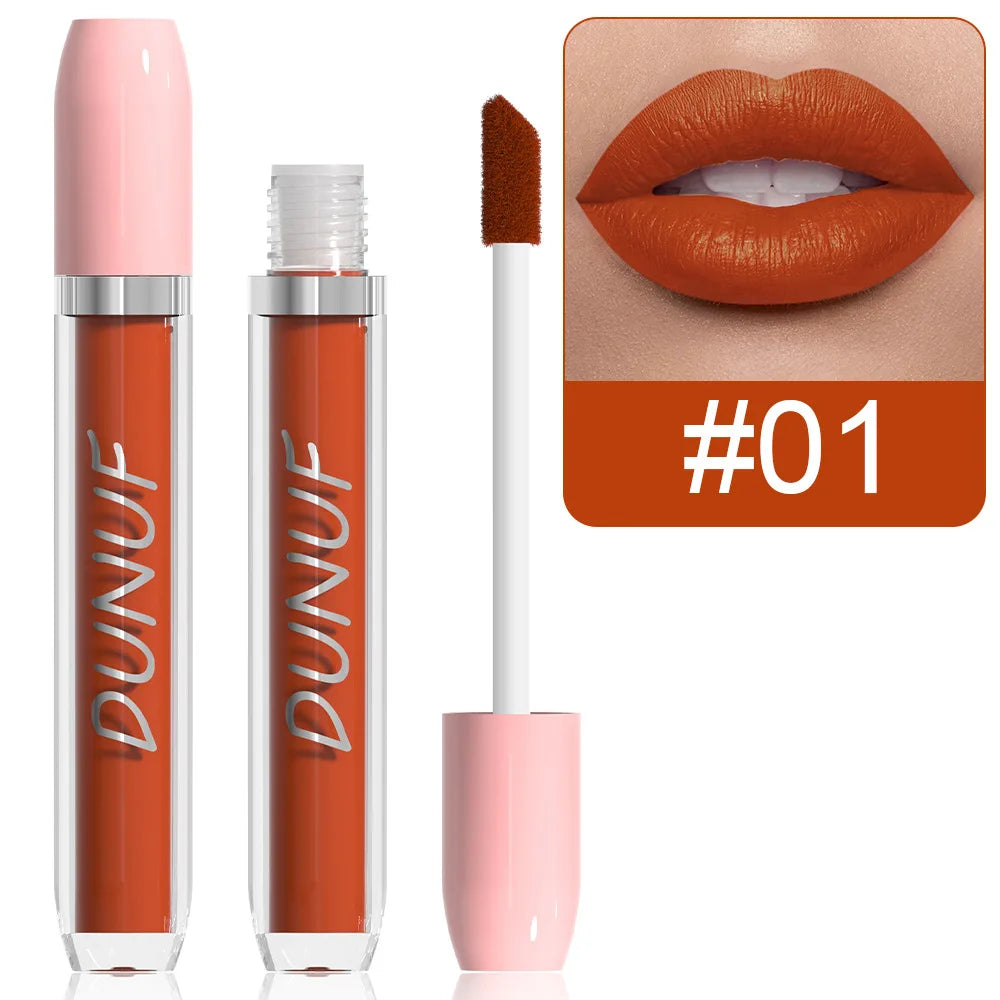 Matte Lip Gloss Lipstick, High Pigment Waterproof Velvet Long Lasting Purple Bright Red Deep Red Nude, Y2K Valentine's Day Gifts Oasis Select 01