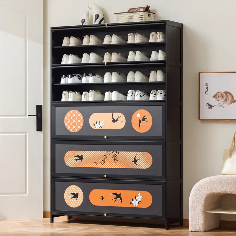 Multi-layer entrance to the home entrance, large-capacity storage storage cabinet integrated against the wall Oasis Select