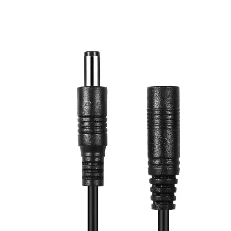 5m 3m DC 12V Extension Power Cable DC 2.1mm*5.5mm Male To Female Jack Connector Power Plug Cable Wire For LED Light CCTV Camera Oasis Select