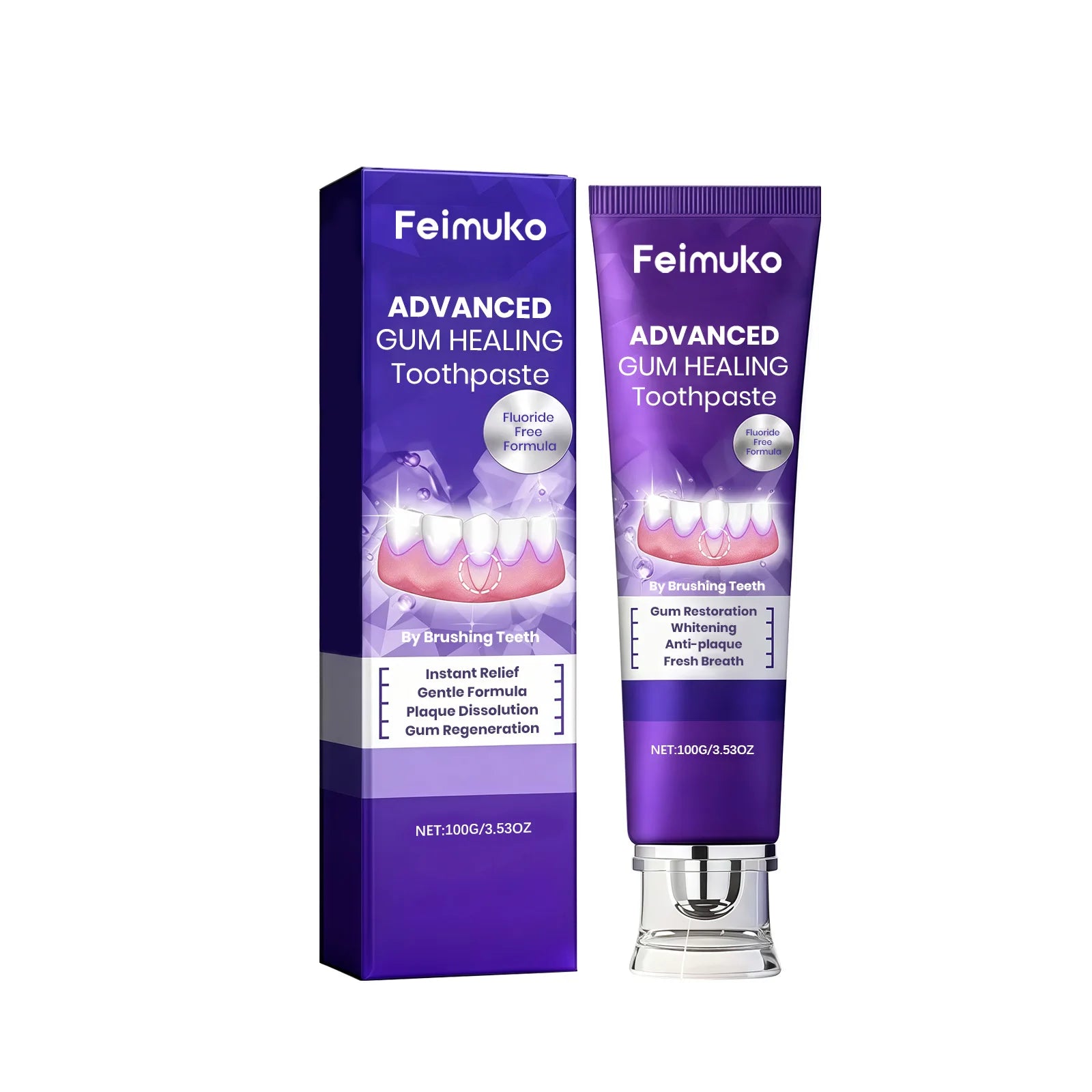 Gentle Teeth Care Toothpaste – Brightening & Fresh Breath Whitening Toothpaste Oasis Select 100g