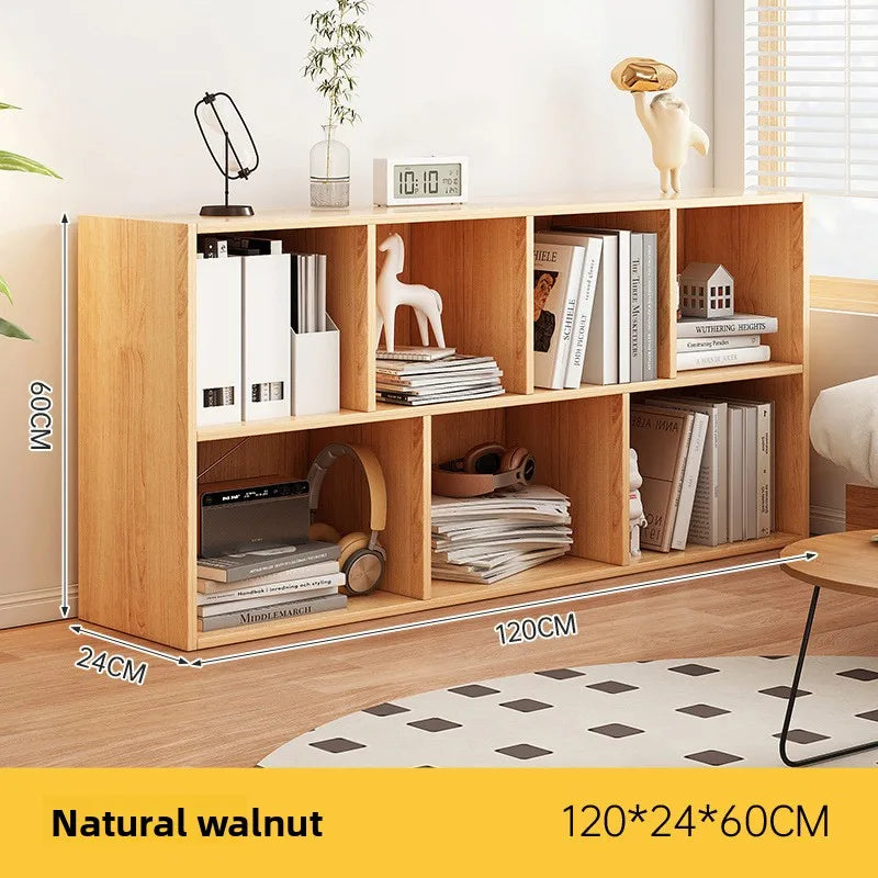Bookcase Household Bookshelf Shelf Kindergarten School Bag Cabinet Living Room Grid Cabinet Storage Cabinet Large Capacity Oasis Select 10