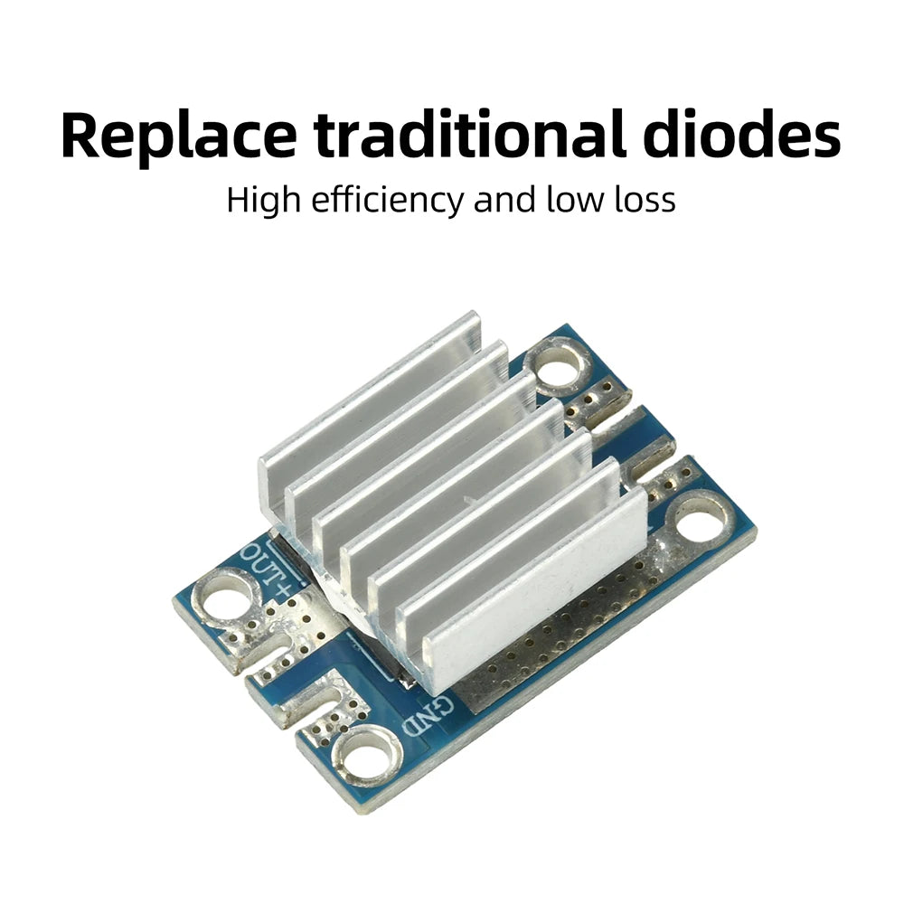 50A/70A High-Current Ideal Diode Module with Wide DC 4-90V Voltage Range and Solar Backfeed Protection for Solar Charging System Oasis Select