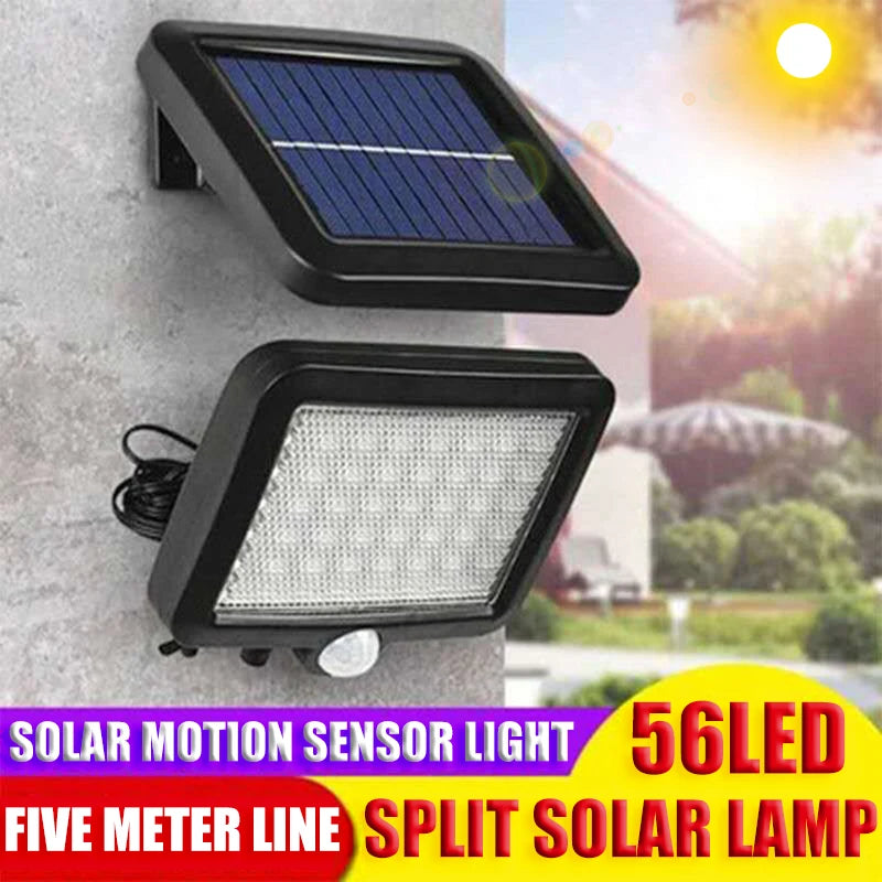 45LED Solar Light Outdoor Waterproof with Motion Sensor Floodlight Remote Control 3 Modes for Patio Garage Backyard Oasis Select