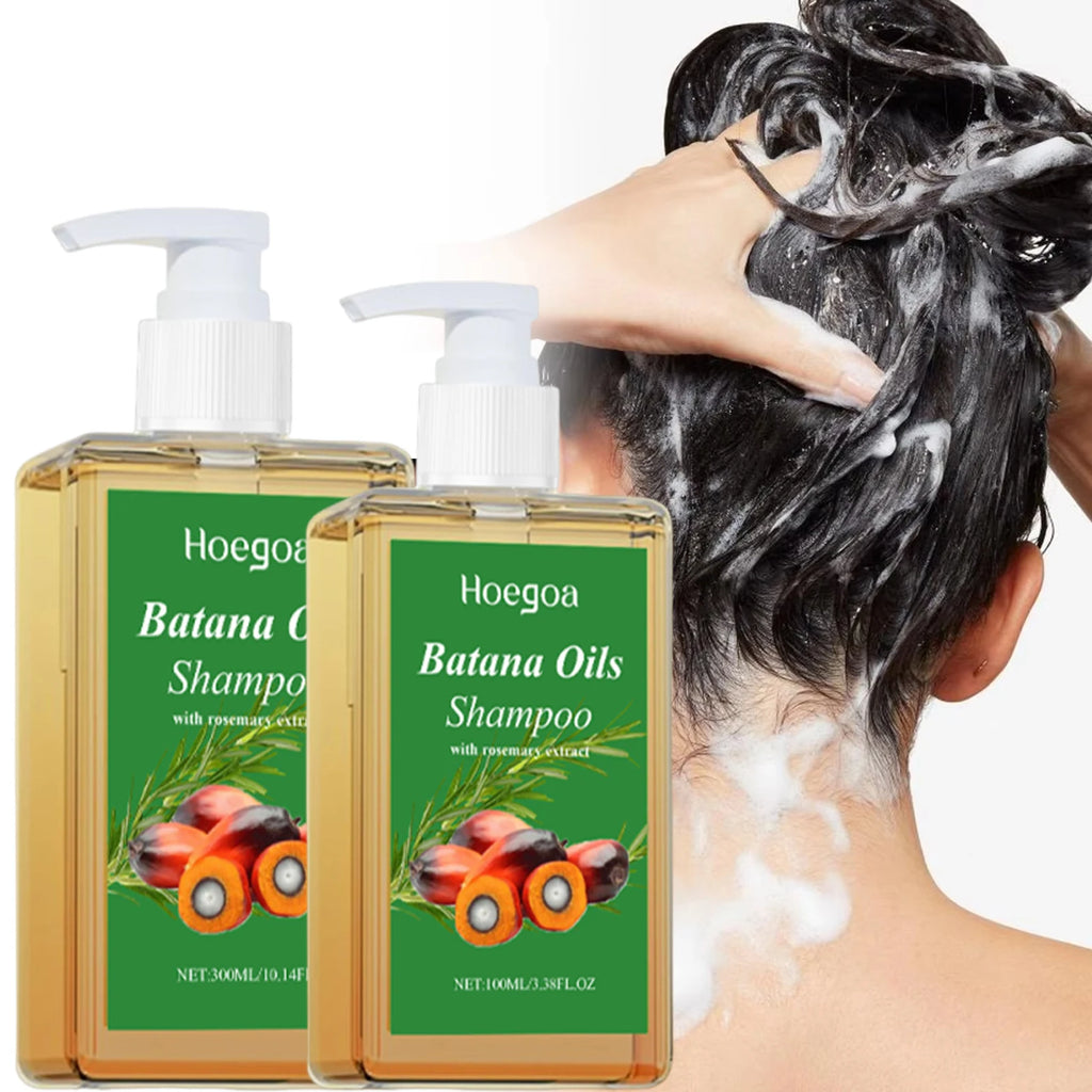 Organic Batana Oil Shampoo Soothing Scalp Intense Repair Batana Nourishing Shampoo with Rosemary Extract for All Hair Types Oasis Select