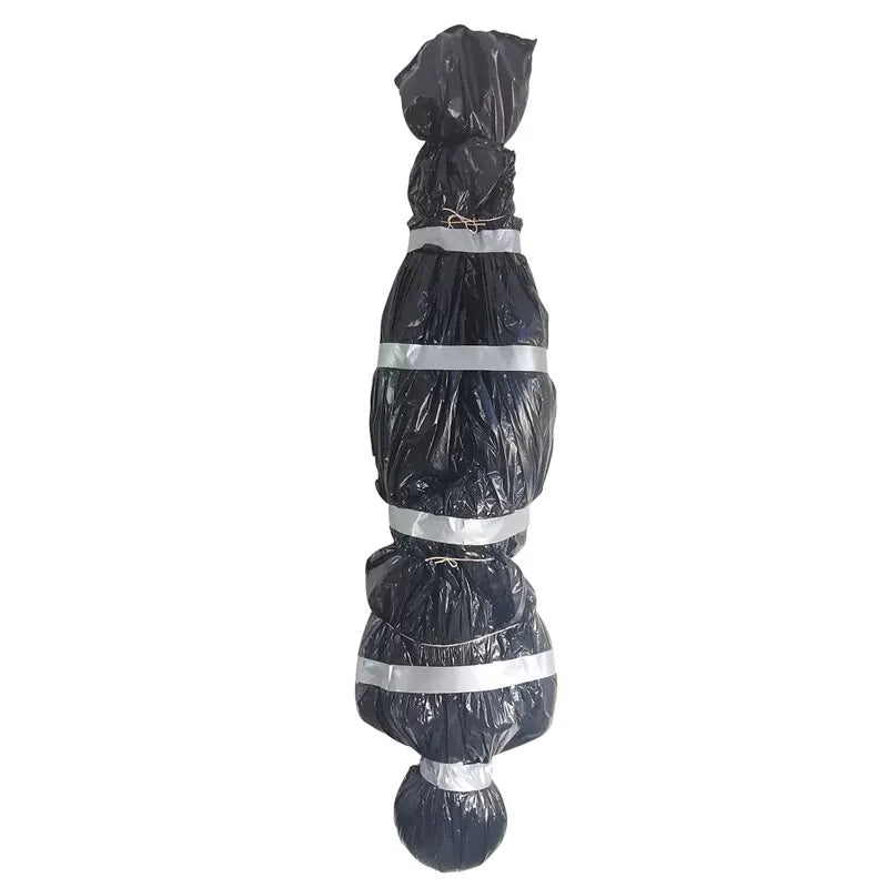 Halloween Dead Victims Props Outdoor Horror Fake Bloody Corpses Haunted House Hanging Decorations Halloween Horror Decorations Oasis Select Black 5PCS
