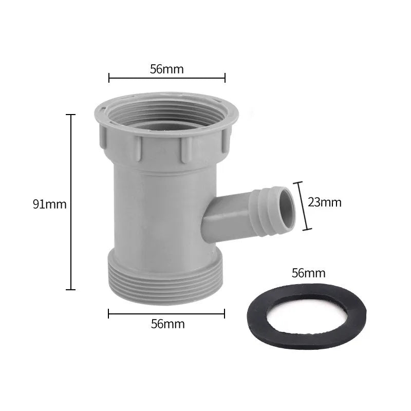 Sink Drain Pipe Adapter Y Shaped Basin Sewer Branch Connector Overflow Tube Thread Hose Joint for Kitchen Bathroom Accessories Oasis Select Type-G