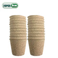 20-200PCS 3.15 Inch Peat Pots for Seedling Outdoor Garden Germination Nursery Pots Pulp Biodegradable Seed Starter Pots Kits Oasis Select 8CM-20PCS