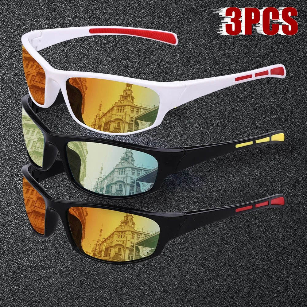 Man women Sunglasses Polarized UV Protection Cycling Glasses Suitable For Outdoor Sports Cycling Hiking Climbing Travel Fishing Oasis Select 99372-T