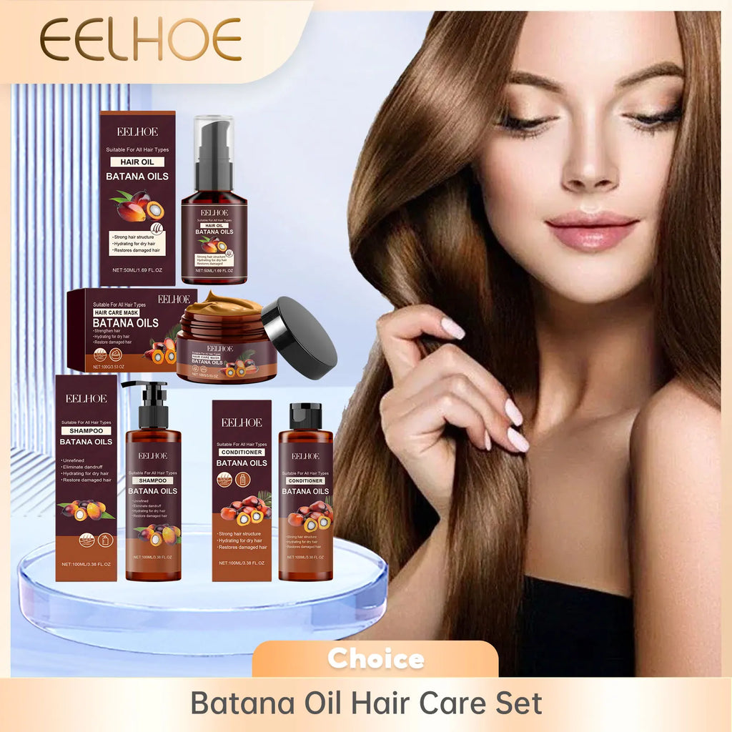 EELHOE Batana Oil Hair Care Set – Nourish & Strengthen Hair Hair Care Set Oasis Select