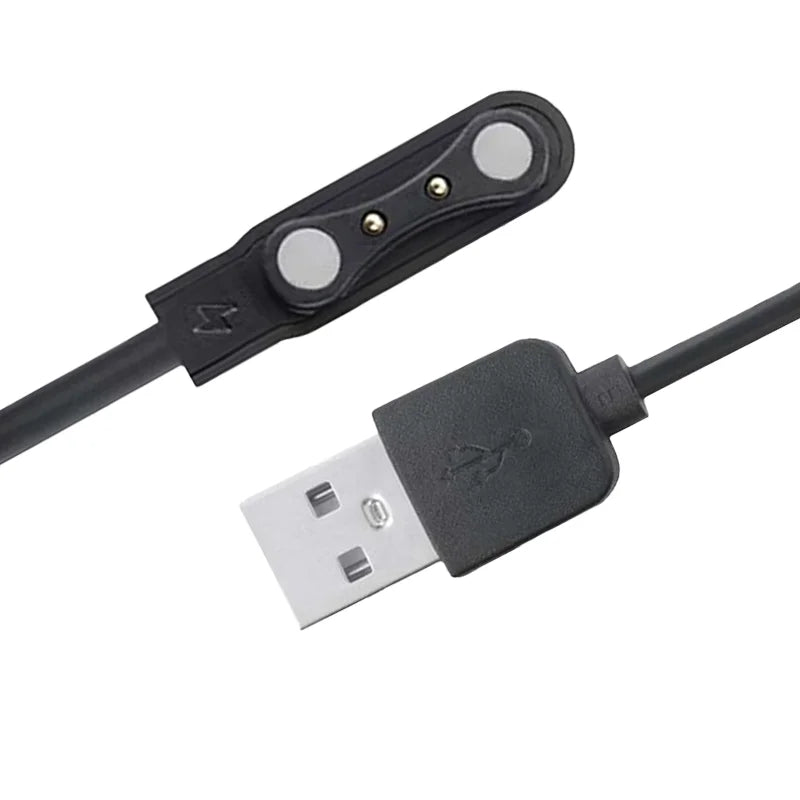 USB Charging Cable for Haylou Solar LS05 RT2 LS10 RS4 LS12 Smartwatch Charger Cable Oasis Select