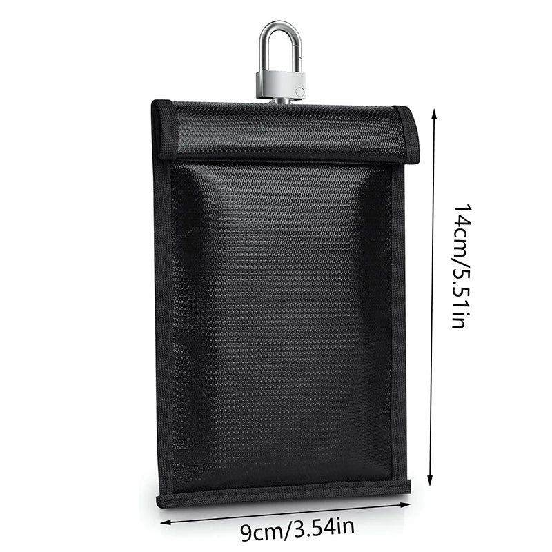 RFID Signal Blocking Shielding Pouch Car Key Araday Bag Cell Phone Blocker RFID Signal Blocking Shielding Pouch Case Oasis Select