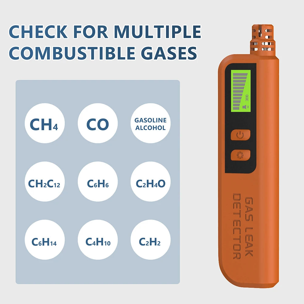 Natural Gas Leak Detector 50–1000 parts per million Combustible Gas Detector Methane Leak Detector Oasis Select
