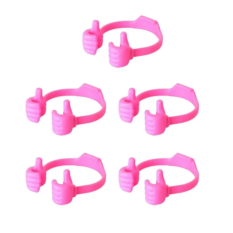 1/3/5pcs Cell Phone Stand Holder Lazy Holder Universal Flexible Bracket Tablet Phone Stand For IPhone 17 Samsung Xiaomi Huawei Oasis Select 5pcs pink