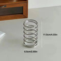 Stainless steel toothbrush holder, industrial style, ins personalized makeup brush storage rack, home decoration, brush holder. Oasis Select 6.5x6.5x11cm