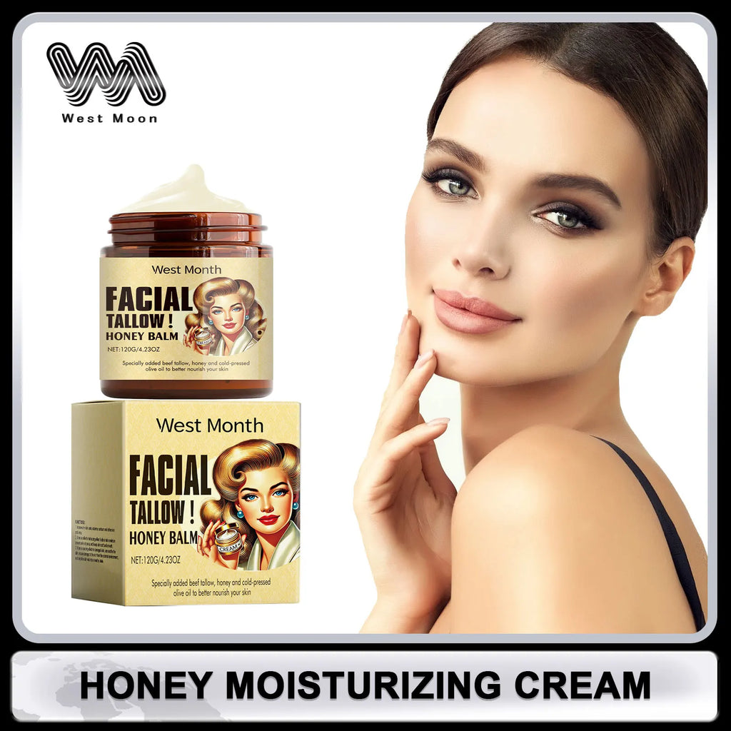 Beef Tallow Face Cream Lasting Moisturizing Soothing Repair Damaged Skin Increase Facial Elasticity Nourishing Smooth Skin Care Oasis Select