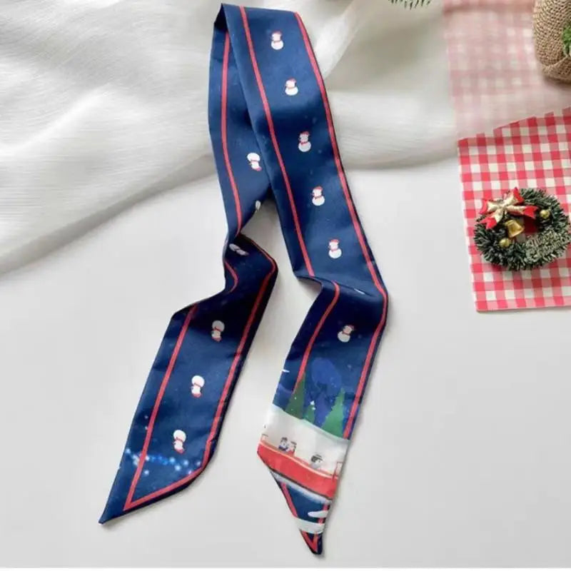 Christmas Scarf – Festive Hair, Bag & Gift Decoration Accessory