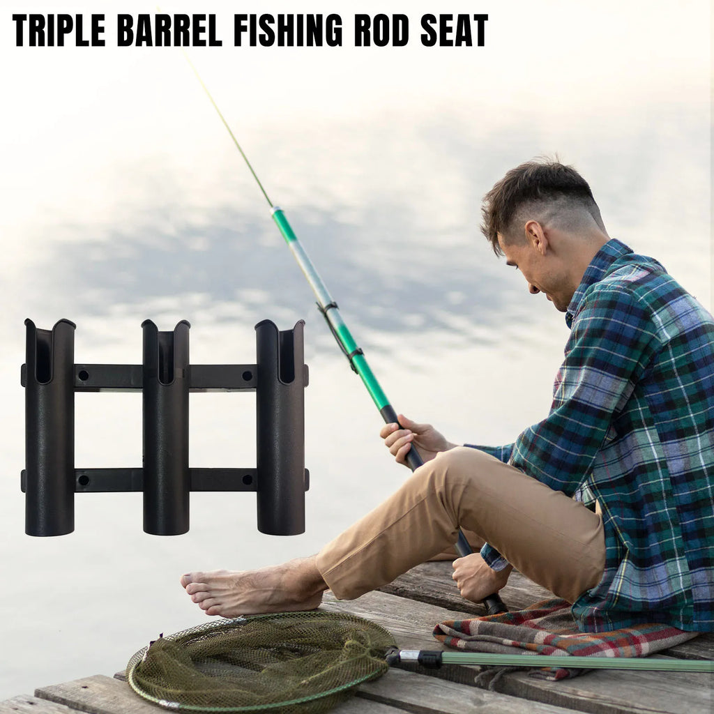 Mount Rod Holder 3 Link Tube Fishing Pole Holder Quick Release for Boat Marine Firmly Install Portable Kayak Yacht Tackle Oasis Select