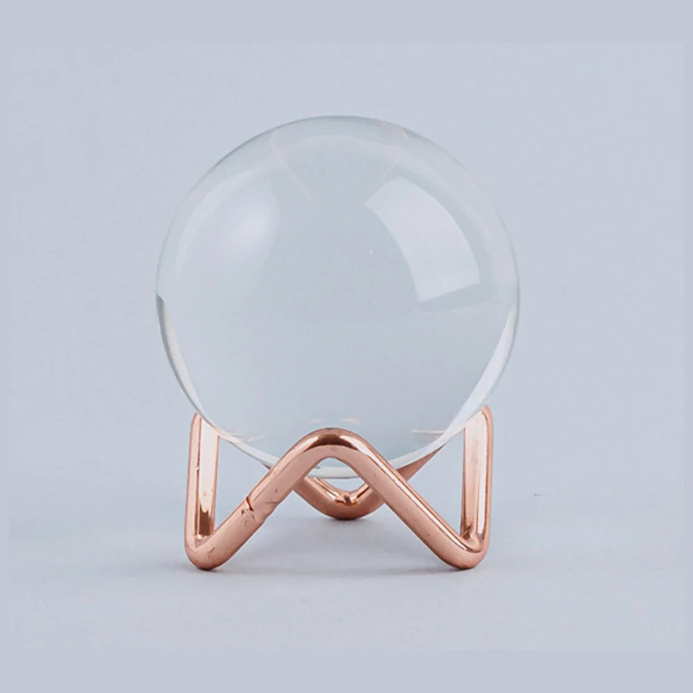 Metal Crystal Ball Stand Display Holder – Gold Silver Rose Gold