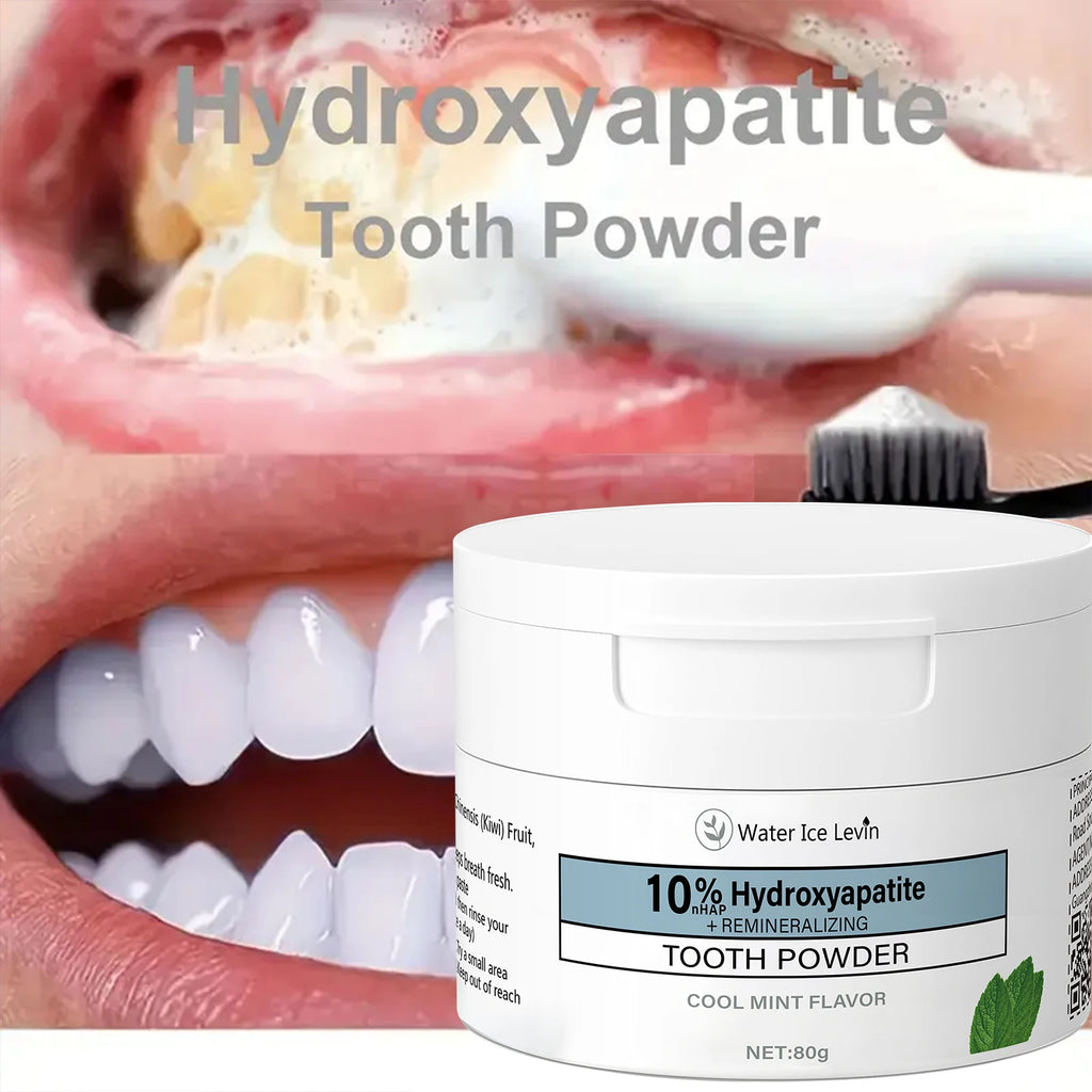 Charcoal & Hyaluronic Acid Tooth Powder – Cool Mint 80g Charcoal Tooth Powder Oasis Select