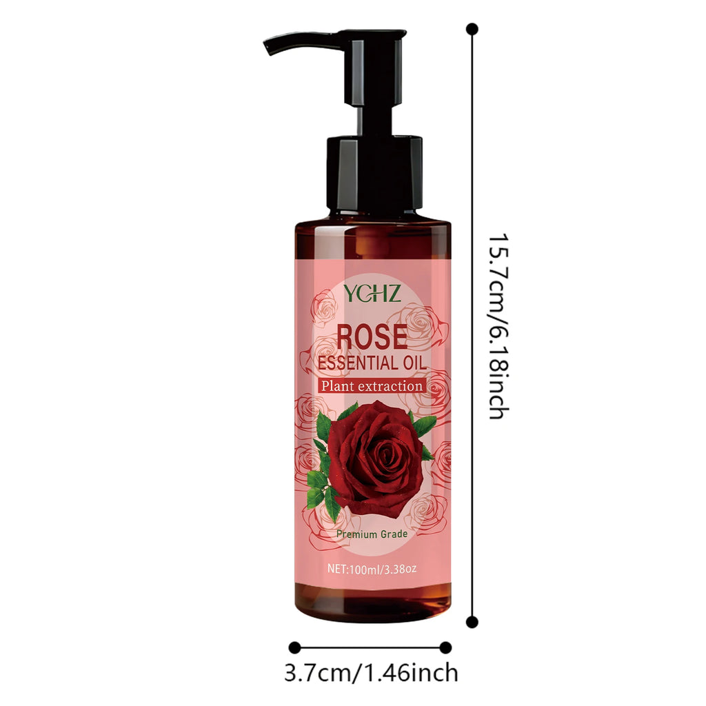 YCHZ Rose Body Oil 100ml – Moisturizing Massage Oil