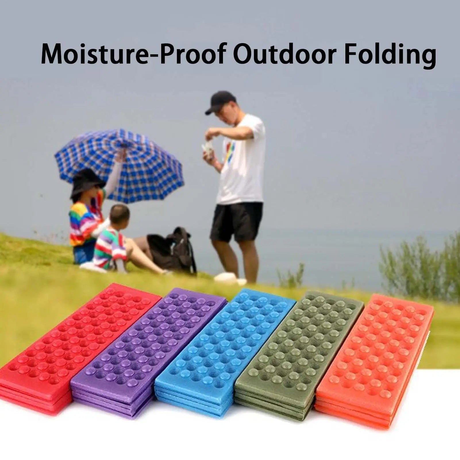 Outdoor Sitting Mat Portable Garden Sitting Pad Sitting Pad Foam Camping Mat Seat Folding Mat for Sandy Beach Mountains Picnic Oasis Select